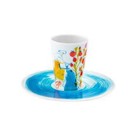 TAZA DE CAFE CON PLATO XLIV ESCAPE GOAT