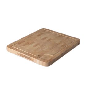 TABLA PARA CORTAR RECTANGULAR DE MADERA DE CAUCHO MED